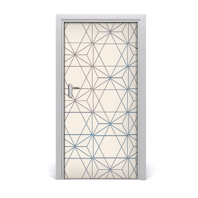 Fototapeta na dveře geometrické pozadí