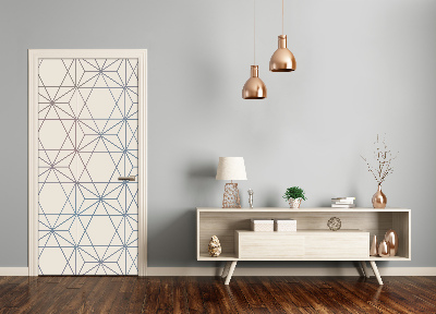 Fototapeta na dveře geometrické pozadí