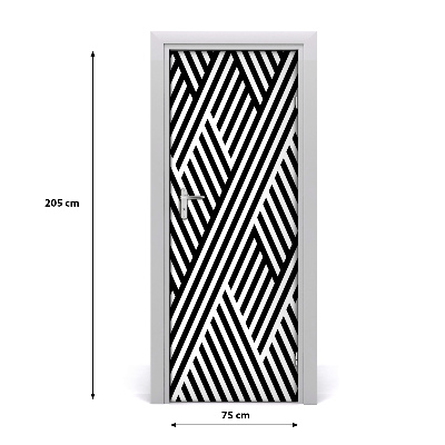 Fototapeta na dveře geometrické pozadí