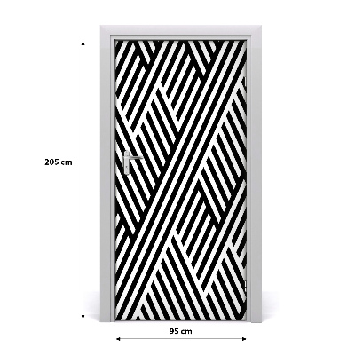Fototapeta na dveře geometrické pozadí