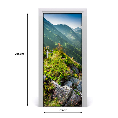 Fototapeta na dveře samolepící hory léto