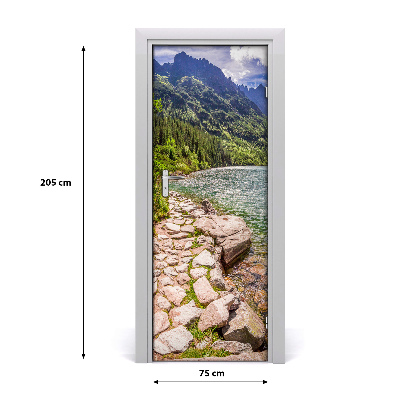 Fototapeta na dveře samolepící Mořeské oko Tatry