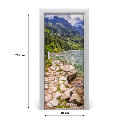 Fototapeta na dveře samolepící Mořeské oko Tatry