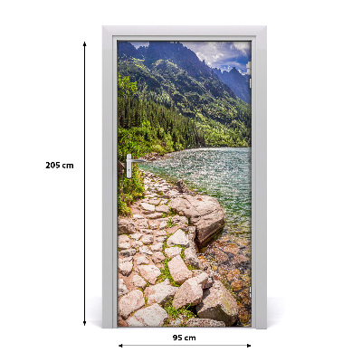 Fototapeta na dveře samolepící Mořeské oko Tatry