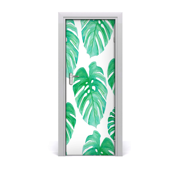 Samolepící fototapeta na dveře Monstera