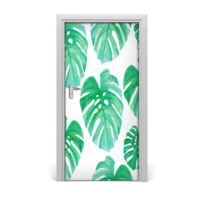 Samolepící fototapeta na dveře Monstera
