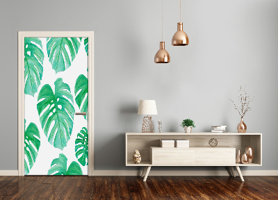 Samolepící fototapeta na dveře Monstera