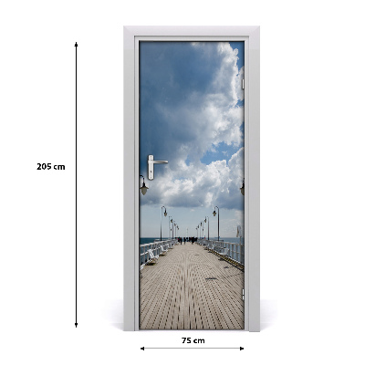 Fototapeta na dveře samolepící Molo w Orłowie