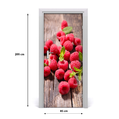 Samolepící fototapeta na dveře Maliny