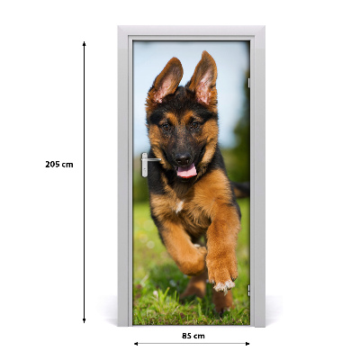 Samolepící fototapeta na dveře Německý ovčák