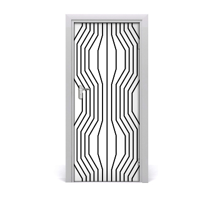 Fototapeta na dveře geometrické linie
