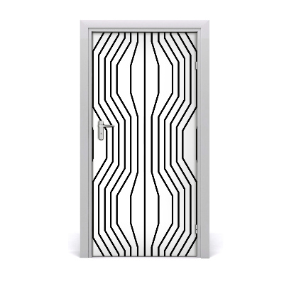 Fototapeta na dveře geometrické linie