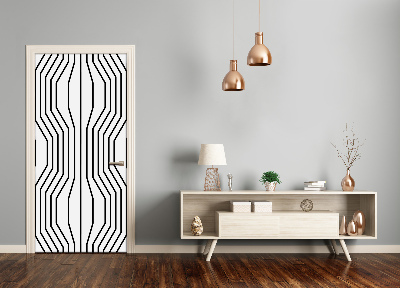 Fototapeta na dveře geometrické linie