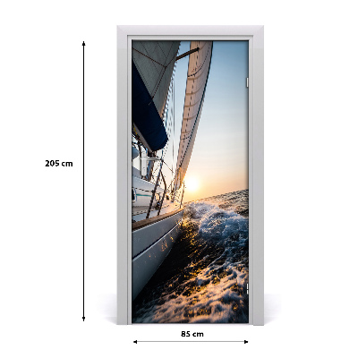 Fototapeta samolepící na dveře jachta
