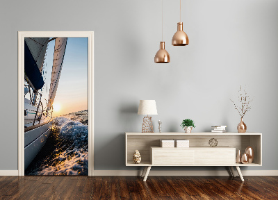 Fototapeta samolepící na dveře jachta