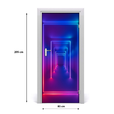 Fototapeta samolepící na dveře nebeské neoy