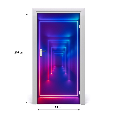 Fototapeta samolepící na dveře nebeské neoy