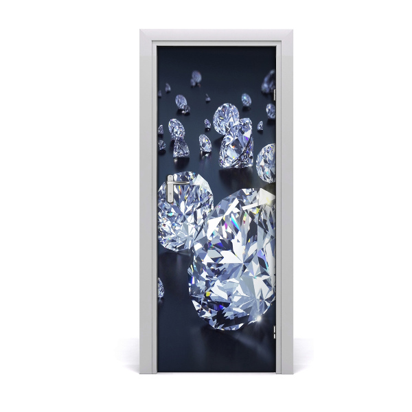 Fototapeta na dveře diamanty