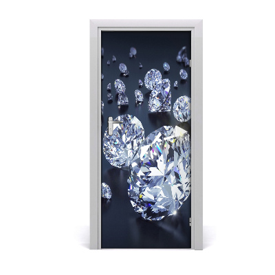 Fototapeta na dveře diamanty