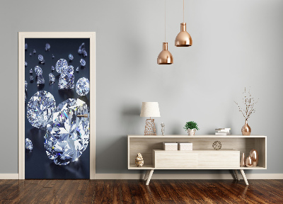 Fototapeta na dveře diamanty