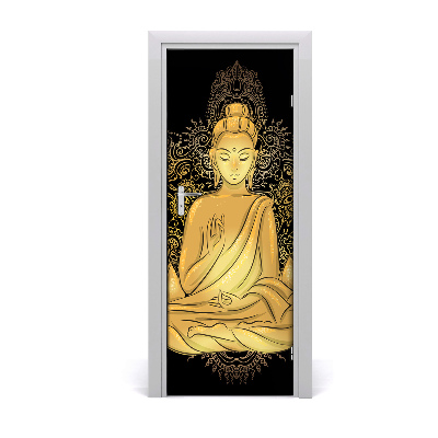 Samolepící fototapeta na dveře Budda i mandala