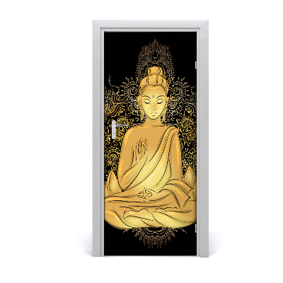 Samolepící fototapeta na dveře Budda i mandala