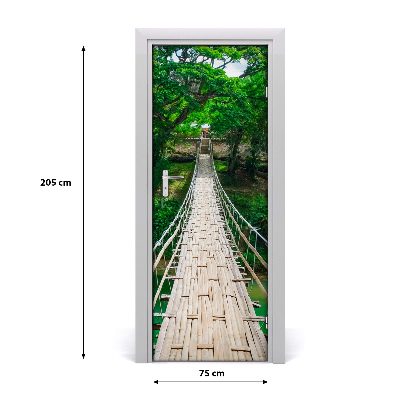 Fototapeta na dveře samolepící visací most