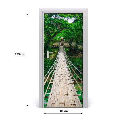 Fototapeta na dveře samolepící visací most