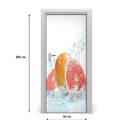 Fototapeta na dveře samolepící Grejpfruty