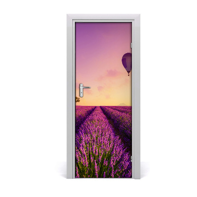 Fototapeta samolepící na dveře pole levandule