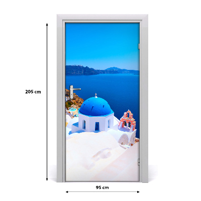 Fototapeta samolepící na dveře Santorini Řecko