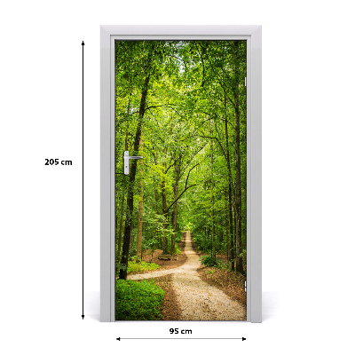 Fototapeta na dveře samolepící stezka v lese