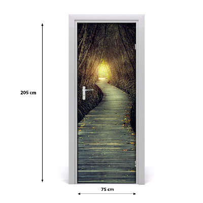 Fototapeta na dveře samolepící stezka v lese
