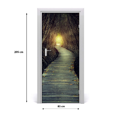 Fototapeta na dveře samolepící stezka v lese