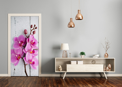 Fototapeta na dveře Růžová orchidej