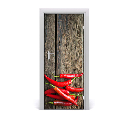 Fototapeta na dveře samolepící chilli