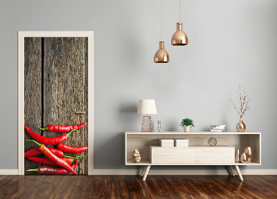 Fototapeta na dveře samolepící chilli