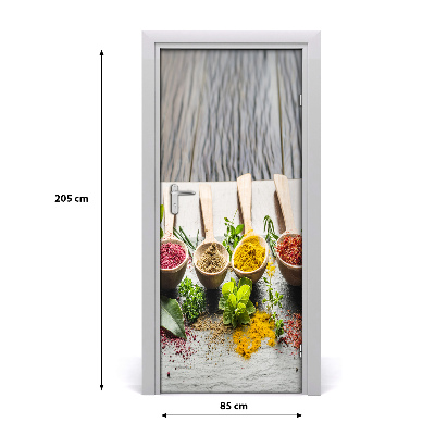 Fototapeta na dveře samolepící koření