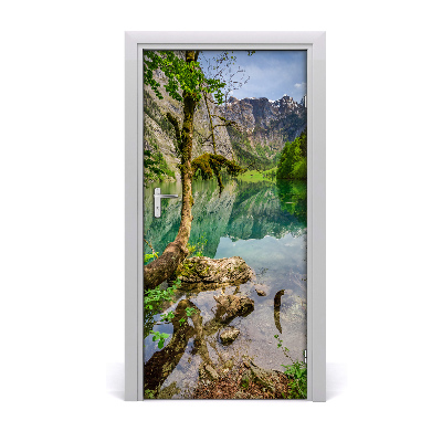 Fototapeta na dveře samolepící jezero v horách