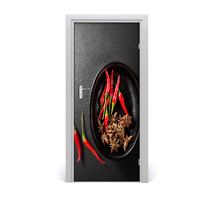 Fototapeta na dveře samolepící chilli