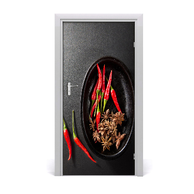Fototapeta na dveře samolepící chilli