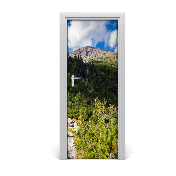 Fototapeta na dveře samolepící Mořské oko Tatry