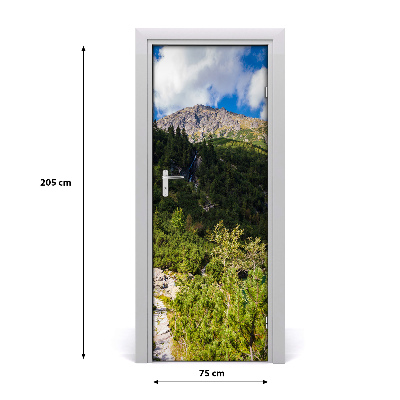 Fototapeta na dveře samolepící Mořské oko Tatry