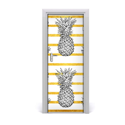 Fototapeta na dveře samolepící ananas