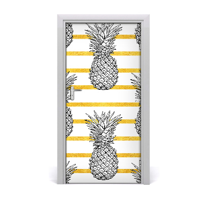 Fototapeta na dveře samolepící ananas
