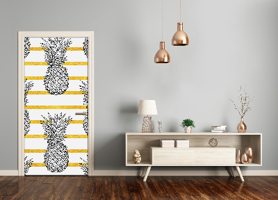 Fototapeta na dveře samolepící ananas