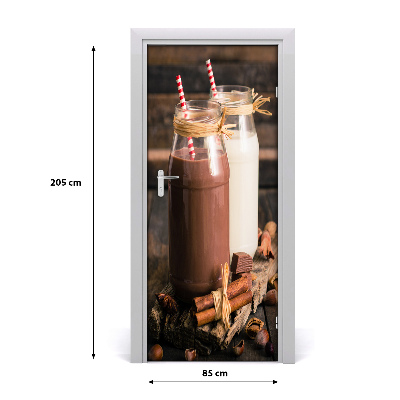 Fototapeta na dveře samolepící mléčný koktail