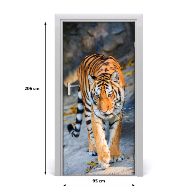 Samolepící fototapeta na dveře Tygr
