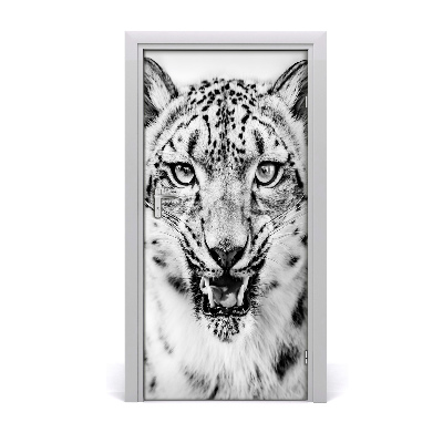 Samolepící fototapeta na dveře Sněžný leopard