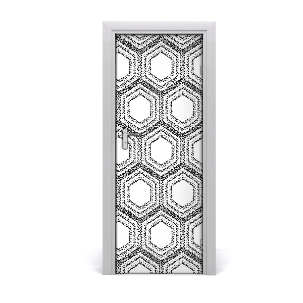 Fototapeta na dveře geometrické pozadí